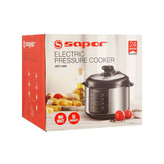 زودپز و پلوپز ۹ کاره ساپر مدل SEPC-590D ظرفیت ۵ لیتر بدنه استیل